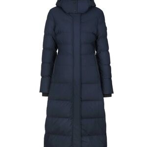 Moose Knuckles Navy and Black Ski Jacket